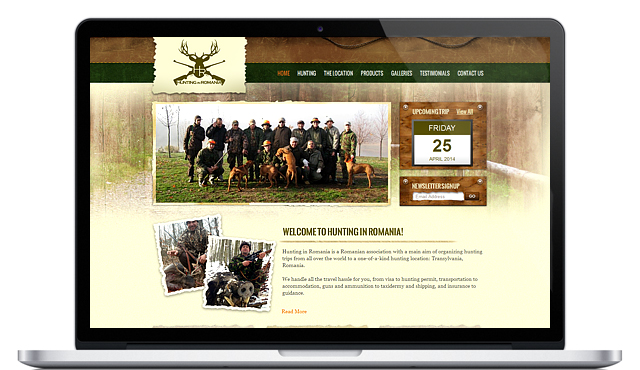 Website for Hunting in Romania