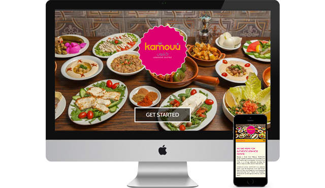 Responsive OnePage Website for Kamoun