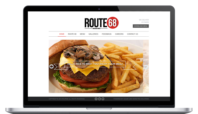 Website for Route 68